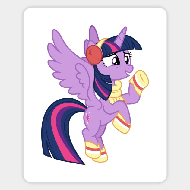 Winter Twilight Sparkle Sticker by CloudyGlow